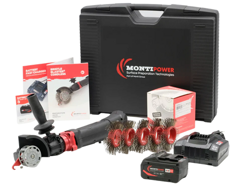 Bristle Blaster® Cordless Kit — with CAS 5.5Ah Battery & Fast Charger